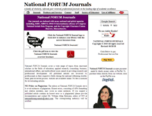 Tablet Screenshot of nationalforum.com