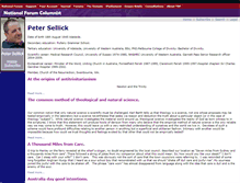 Tablet Screenshot of petersellick.nationalforum.com.au